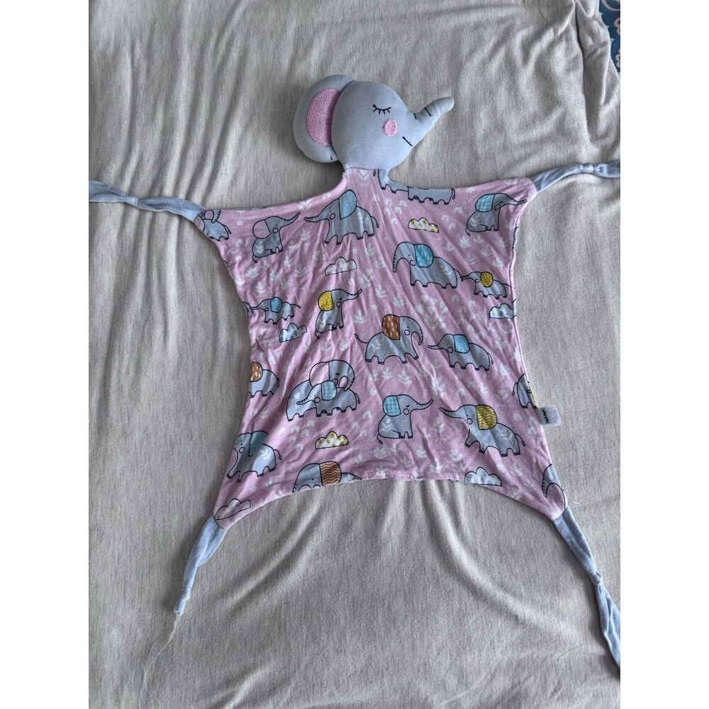 Little Sleepies pink elephant lovey